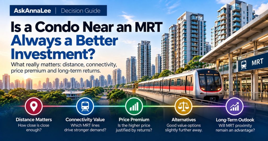 Is a Condo Near an MRT Always a Better Investment? AskAnnaLee Singapore property decision guide