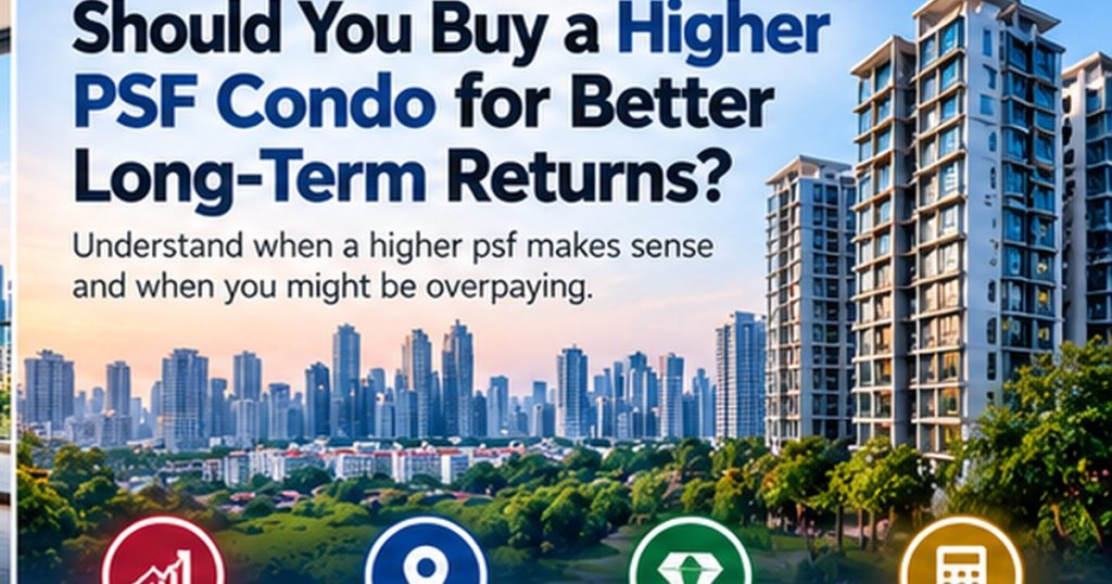 When Is Paying a Higher PSF Actually Worth It? AskAnnaLee Singapore property decision guide