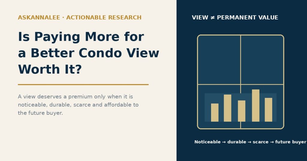 Is Paying More for a Better Condo View Worth It? AskAnnaLee Singapore condo view premium guide