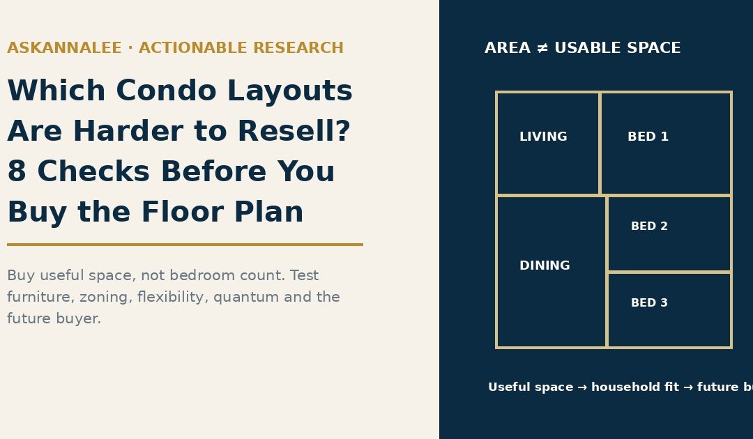 Which Condo Layouts Are Harder to Resell? 8 Checks Before You Buy the Floor Plan