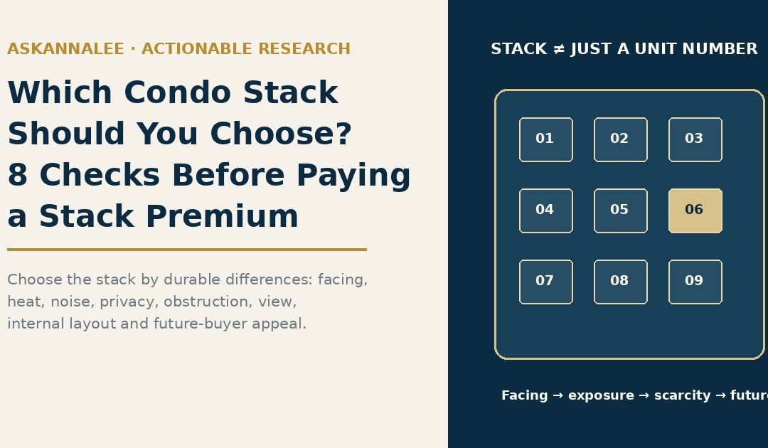 Which Condo Stack Should You Choose? 8 Checks Before Paying a Stack Premium